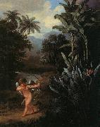 Cupid Inspiring the Plants with Love Philip Reinagle